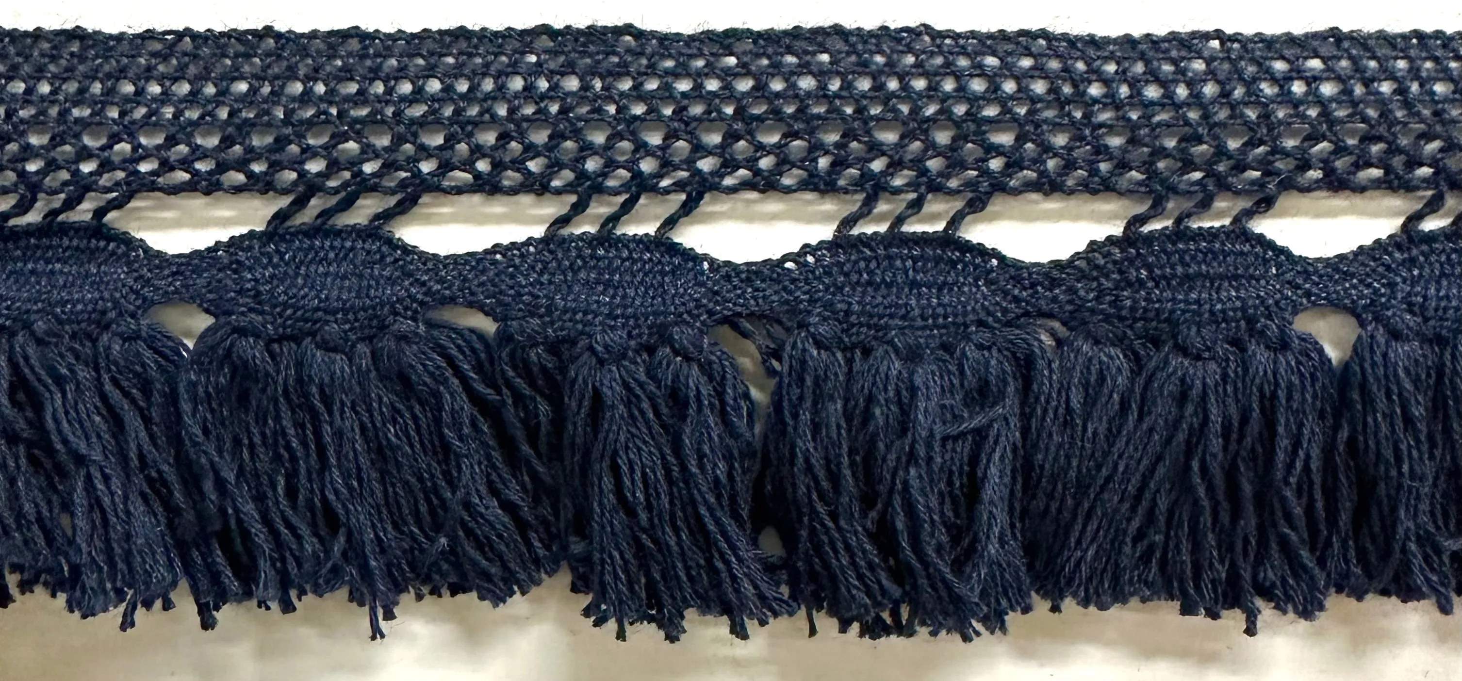 2" Cotton Cluny Lace with Fringe - 12 Yards!