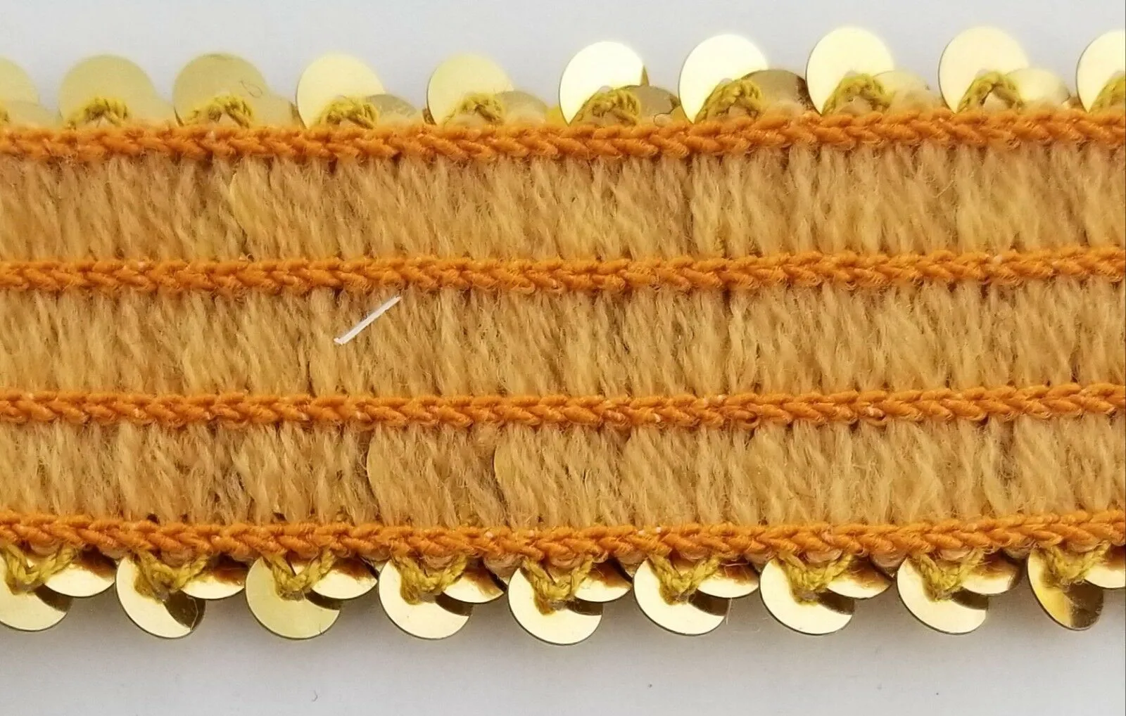 4 ROW (1.5") STRETCH SEQUIN TRIM - 8 Continuous Yards - Many Colors Available!