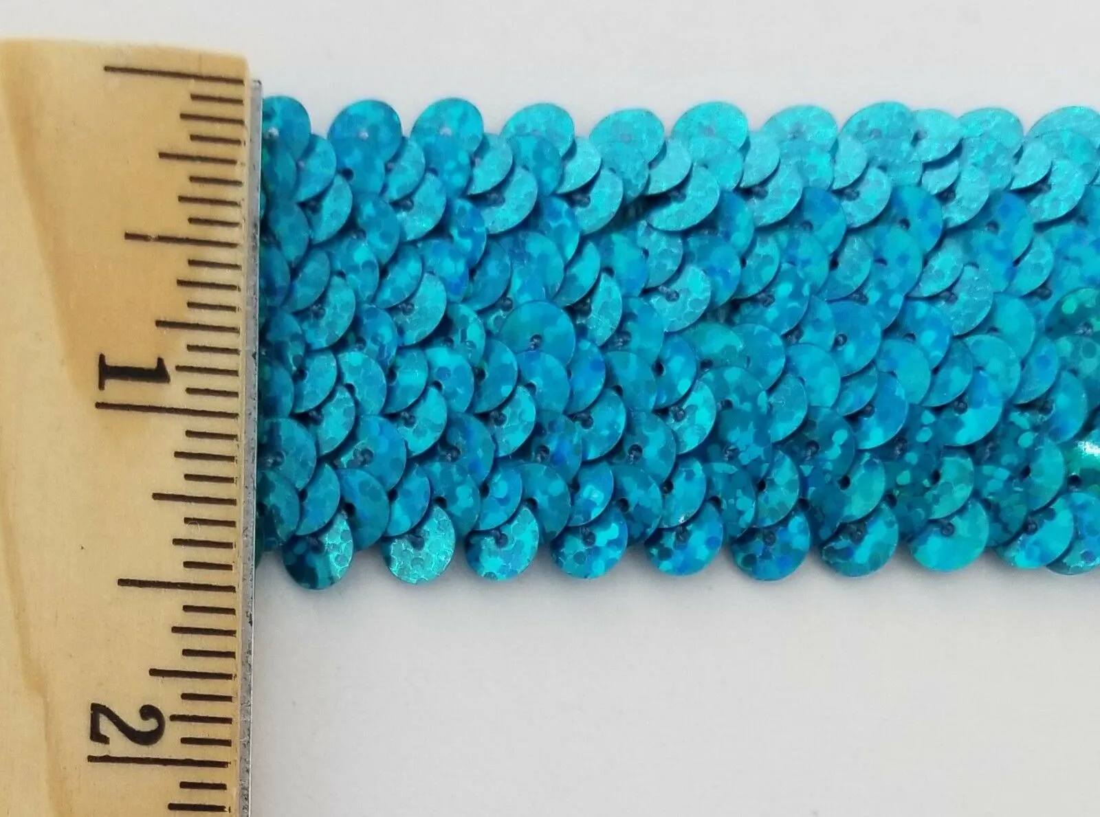 4 ROW (1.5") STRETCH SEQUIN TRIM - 8 Continuous Yards - Many Colors Available!