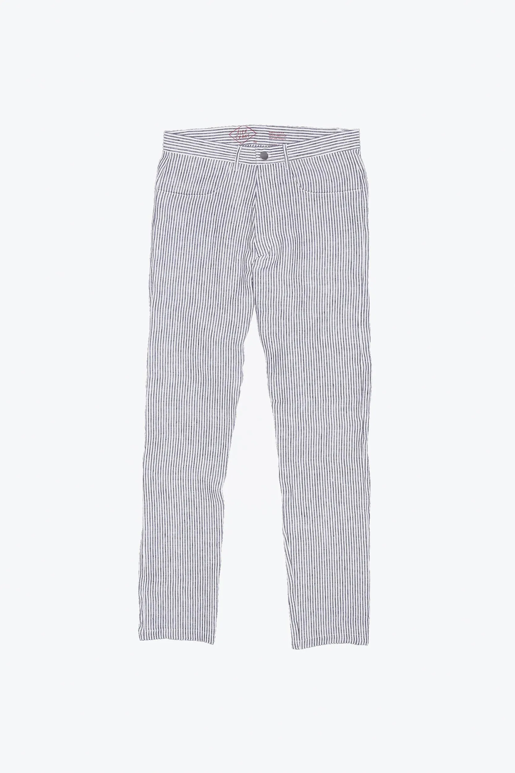 Alex Crane Lines Cham Linen Pants