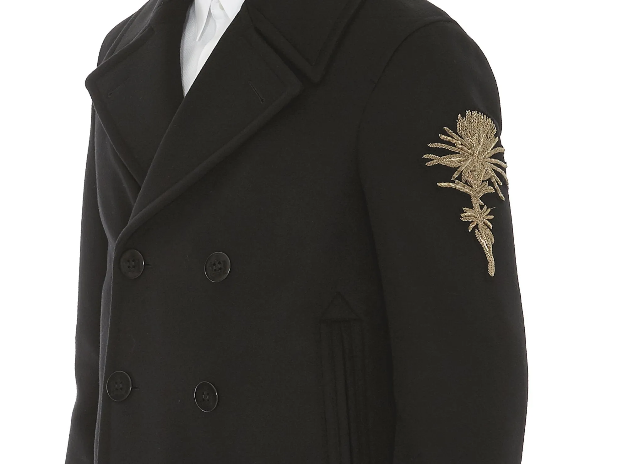 Alexander McQueen Embroidered Flower Coat