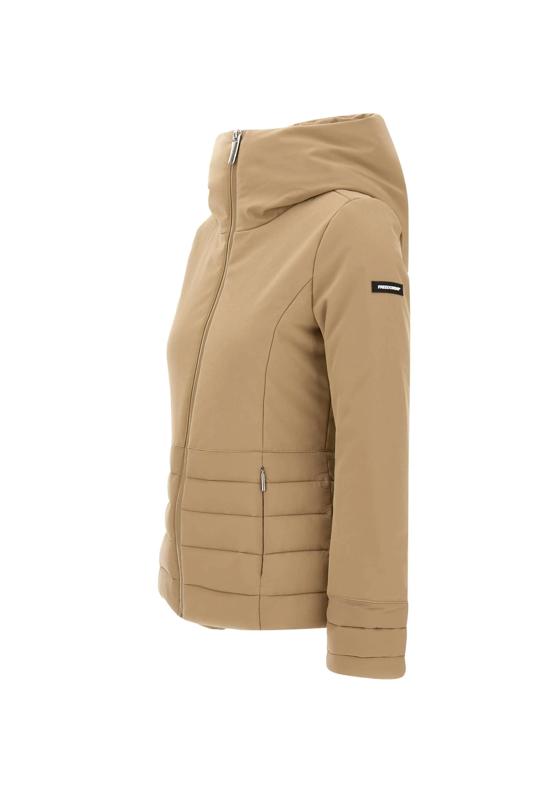 Alma Hazelnut Down Jacket for Women