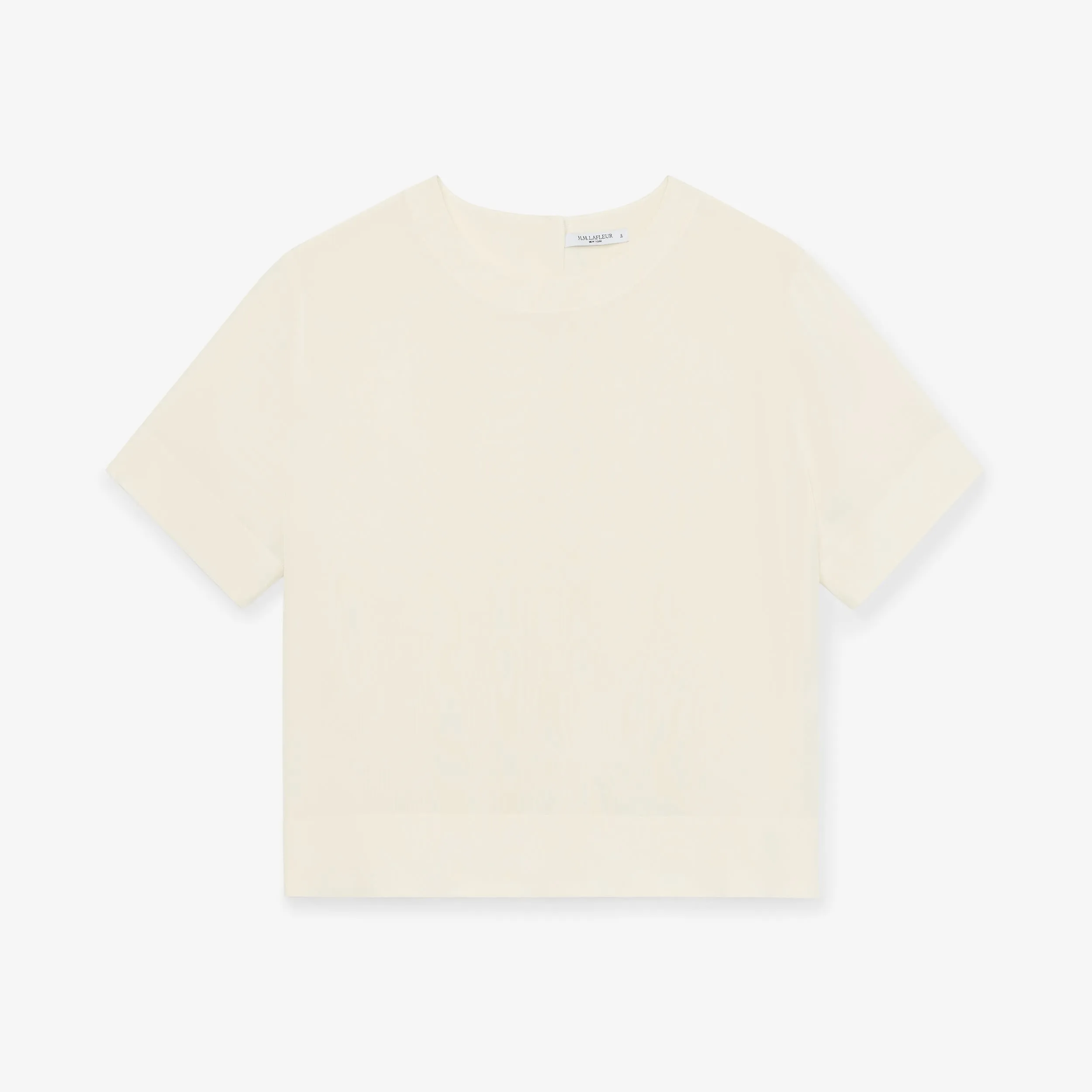 Annika Tee - Washable Silk :: Ivory