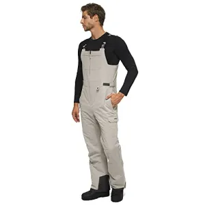 Arctix Men's Avalanche Athletic Fit Insulated Bib Overalls, Stone, Medium/30 Inseam