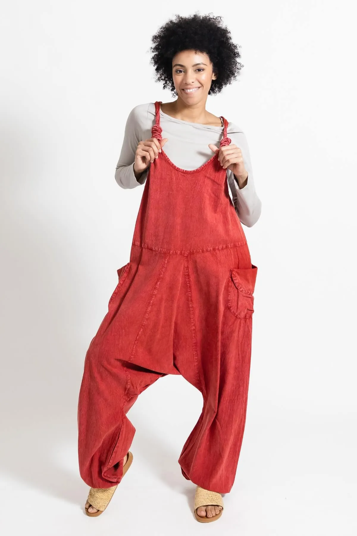 Bahini Overalls - Long Stonewashed