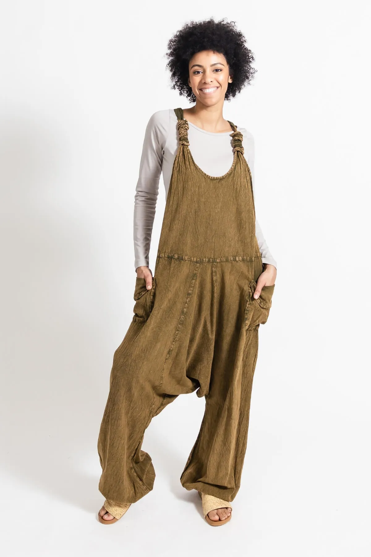 Bahini Overalls - Long Stonewashed