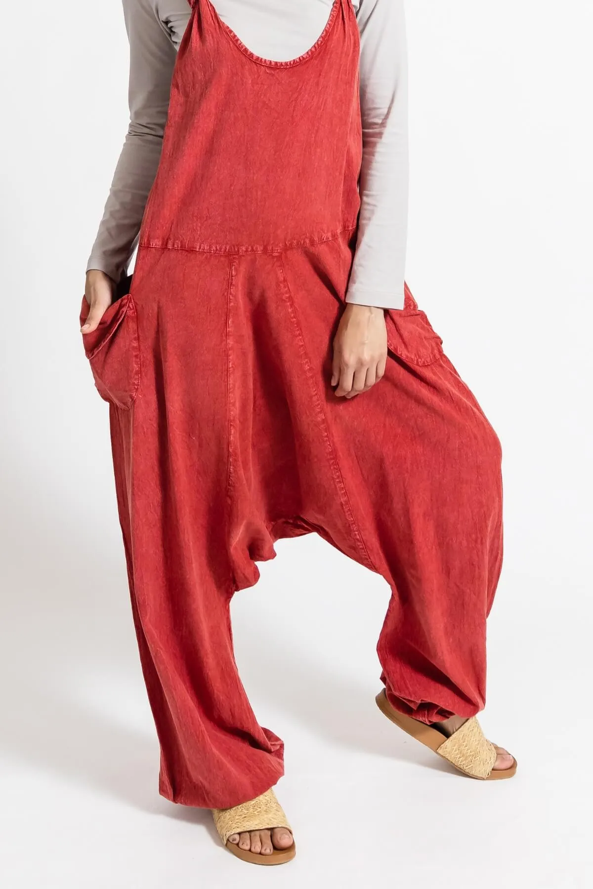 Bahini Overalls - Long Stonewashed