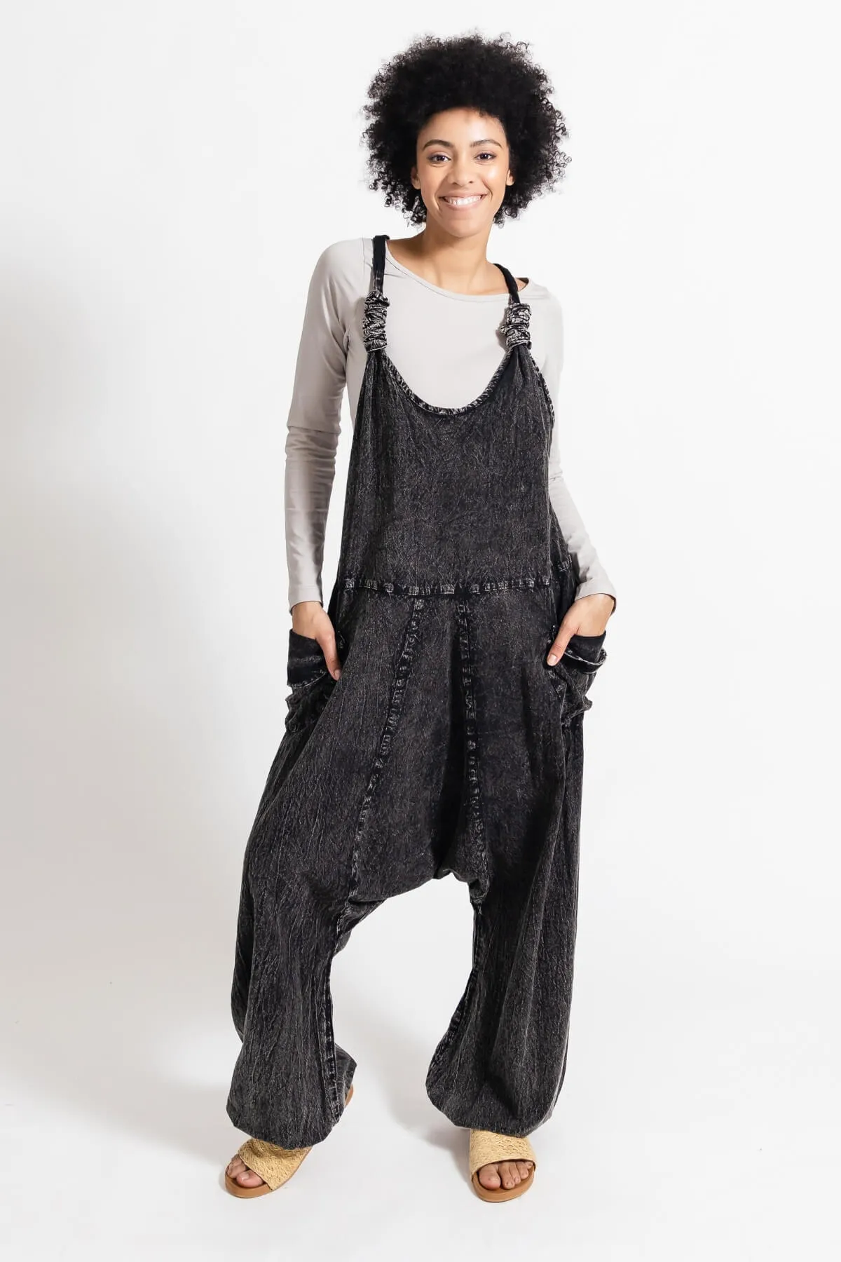 Bahini Overalls - Long Stonewashed