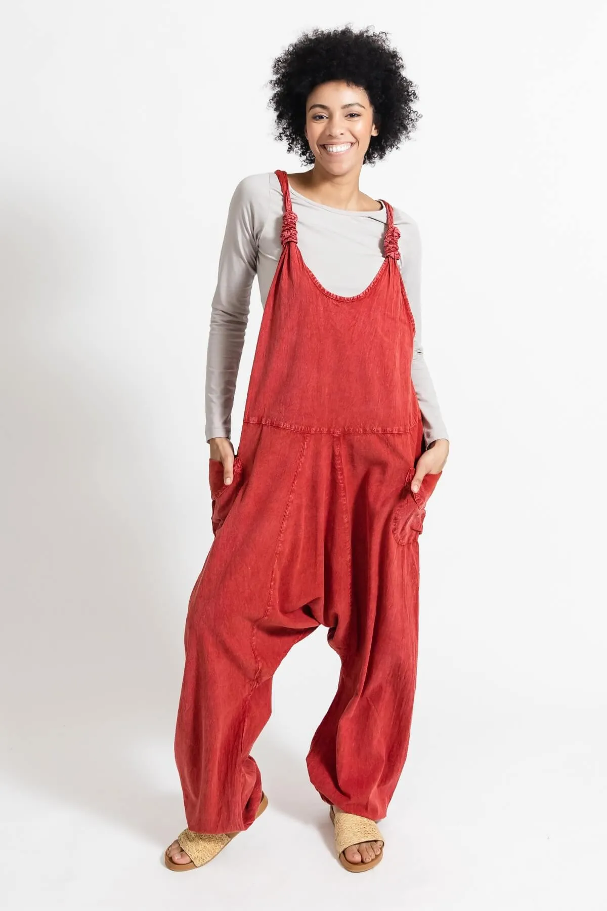 Bahini Overalls - Long Stonewashed