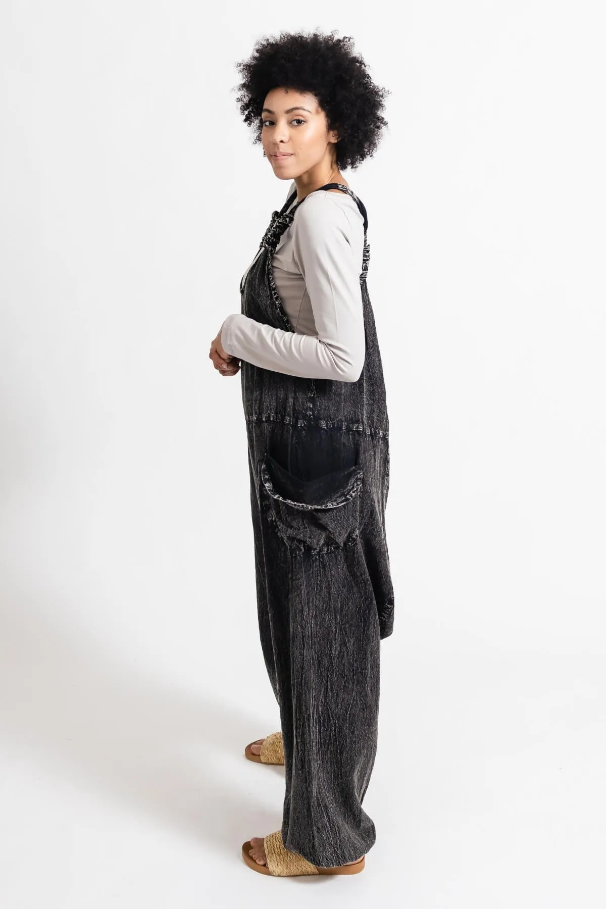 Bahini Overalls - Long Stonewashed