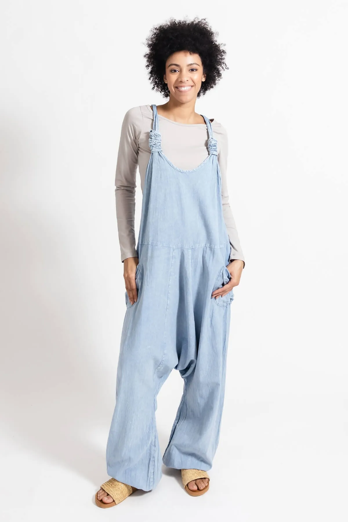 Bahini Overalls - Long Stonewashed