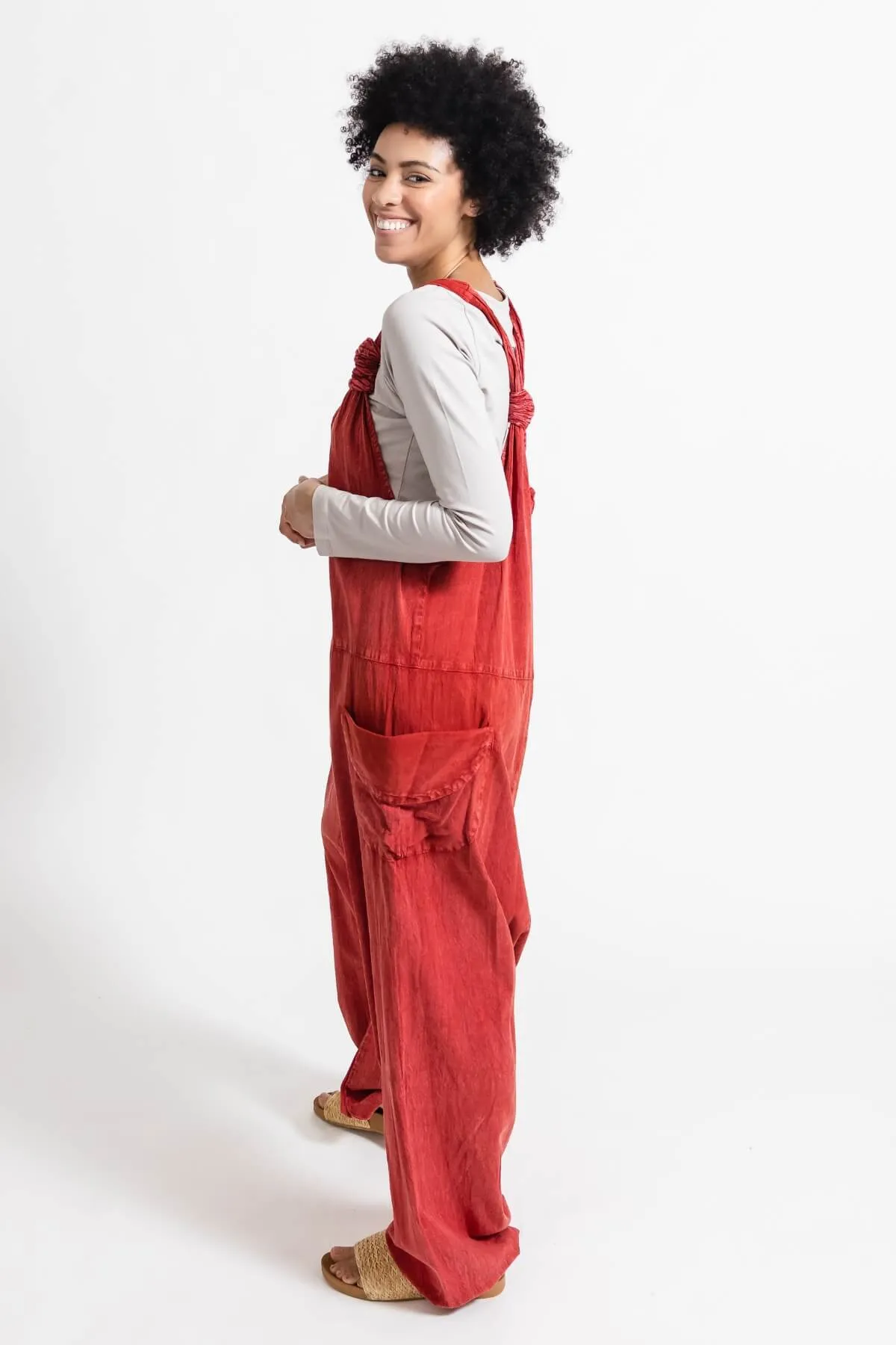 Bahini Overalls - Long Stonewashed