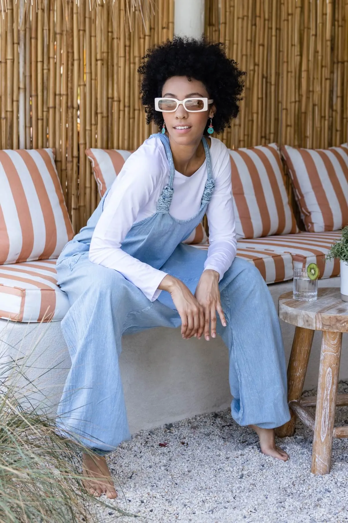 Bahini Overalls - Long Stonewashed