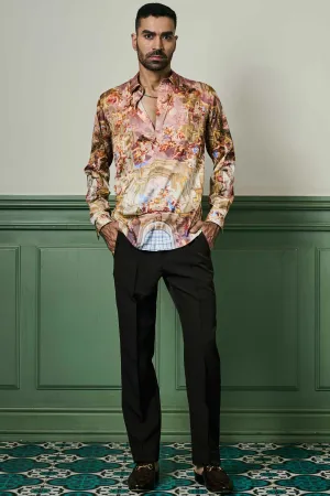 Belle poque Splendor Habutai Silk Shirt