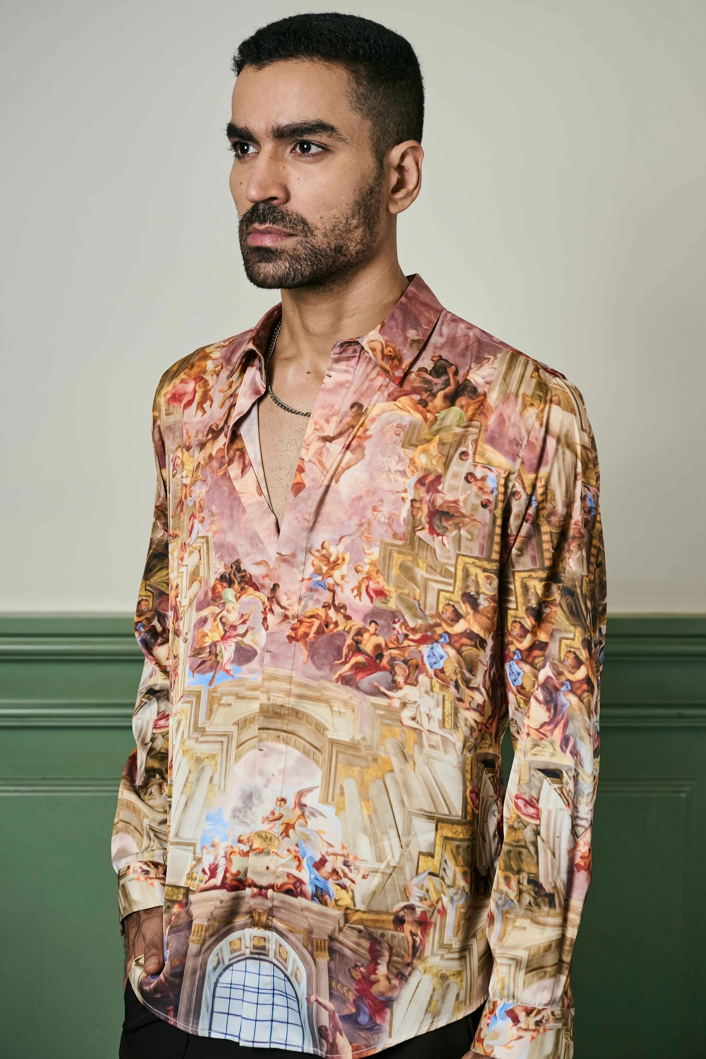 Belle poque Splendor Habutai Silk Shirt