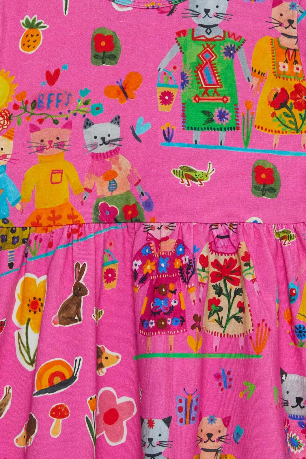 Bff Cats Baby Dress