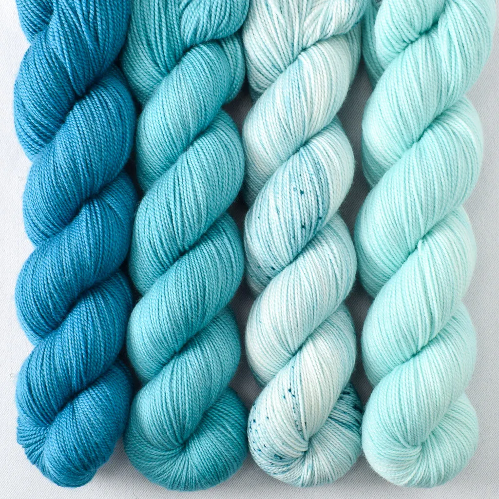 Blue Parakeet, Celtic, Easy Sway, Perfect Wave - Yummy 2-Ply Quartet - Babette