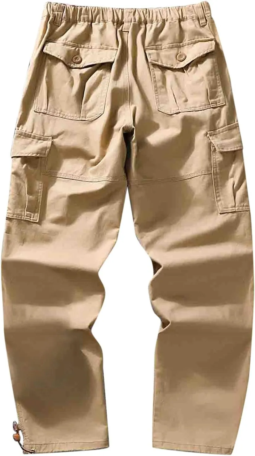 Cargo Pants for Men Relaxed Fit Mens Sweatpants Men Pants Casual Fashion Joggers Comfortable Basic Pants Sport Daily