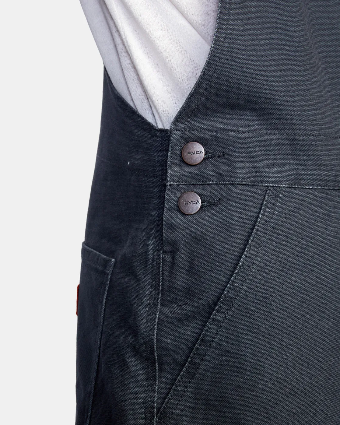 Chainmail Relaxed Fit Overalls - Garage Blue