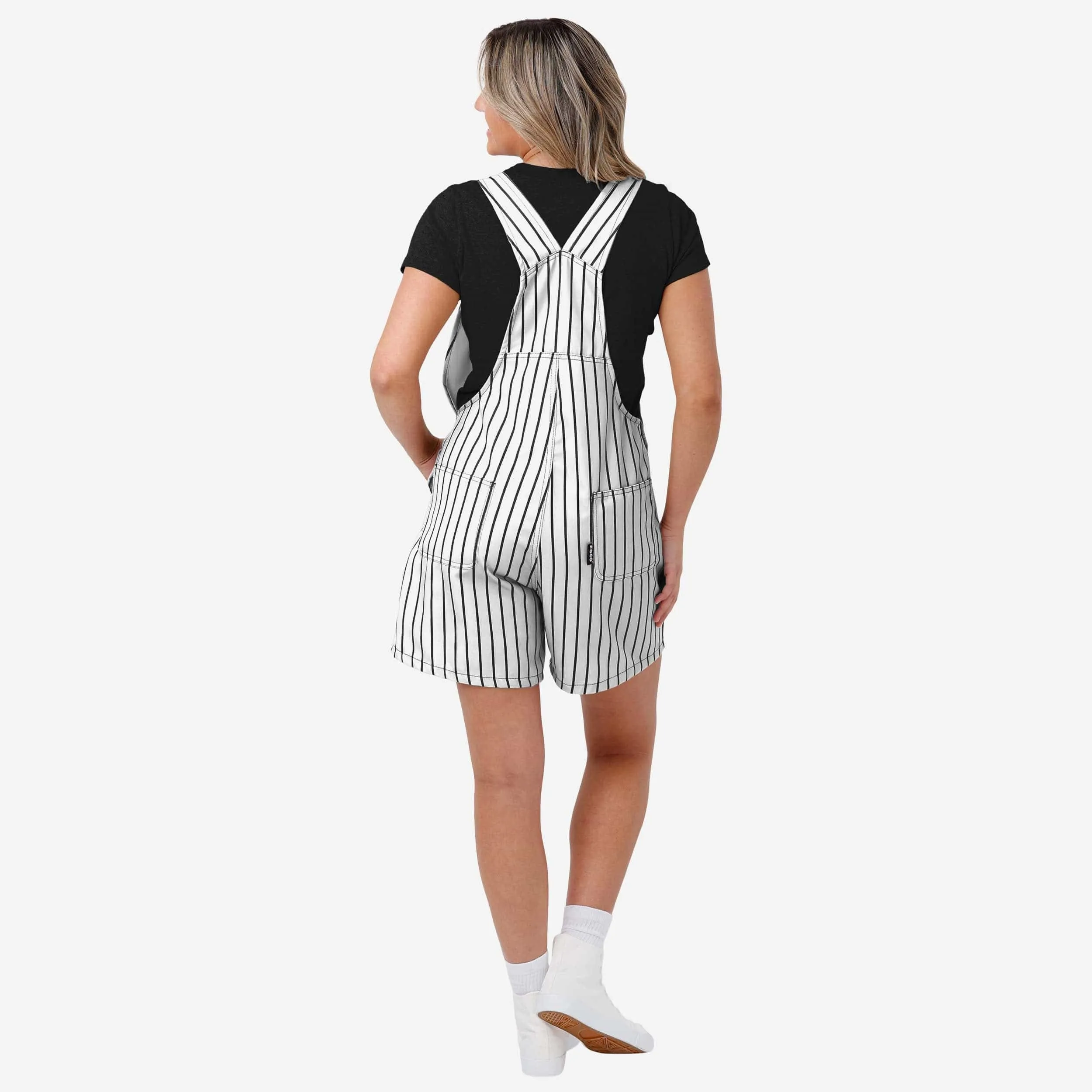Chicago White Sox Womens Pinstripe Bib Shortalls