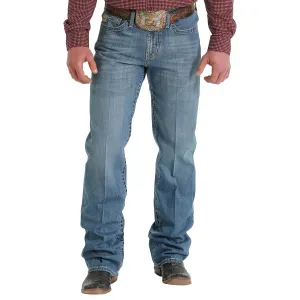CINCH GRANT MID WASH RELAXED BOOT CUT MEDIUM WASH DENIM JEANS - MB56137001