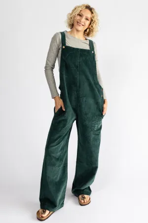 Corduroy Overalls - Midnight Teal