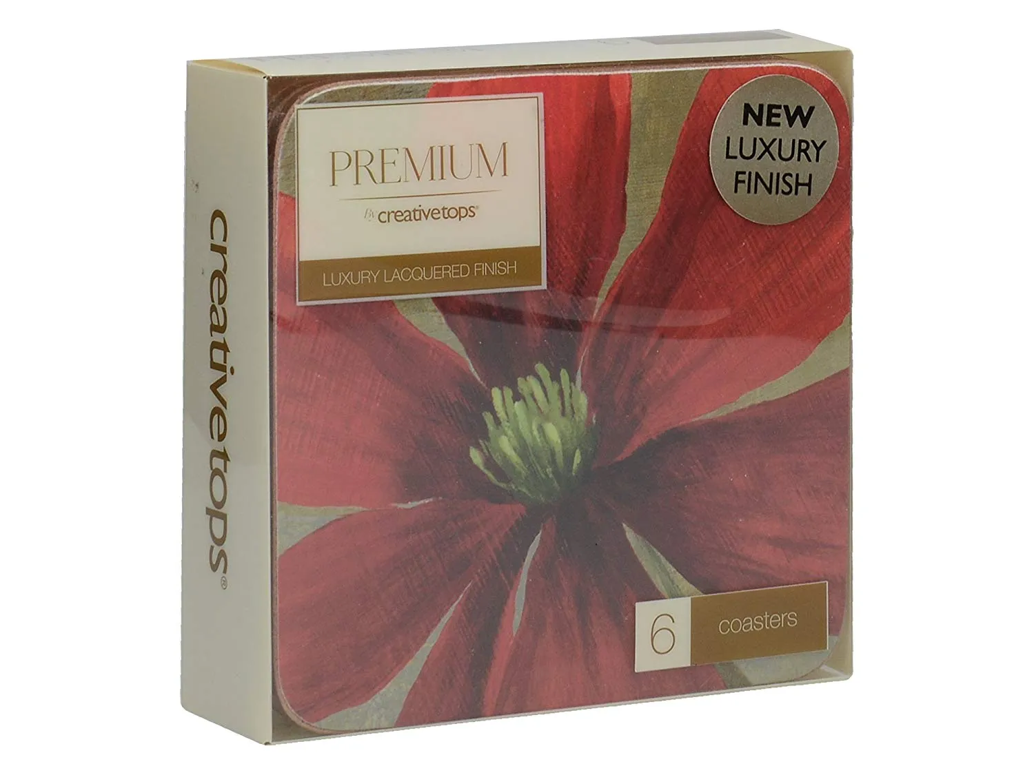 Creative Tops Flower Study Pack Of 6 Coasters