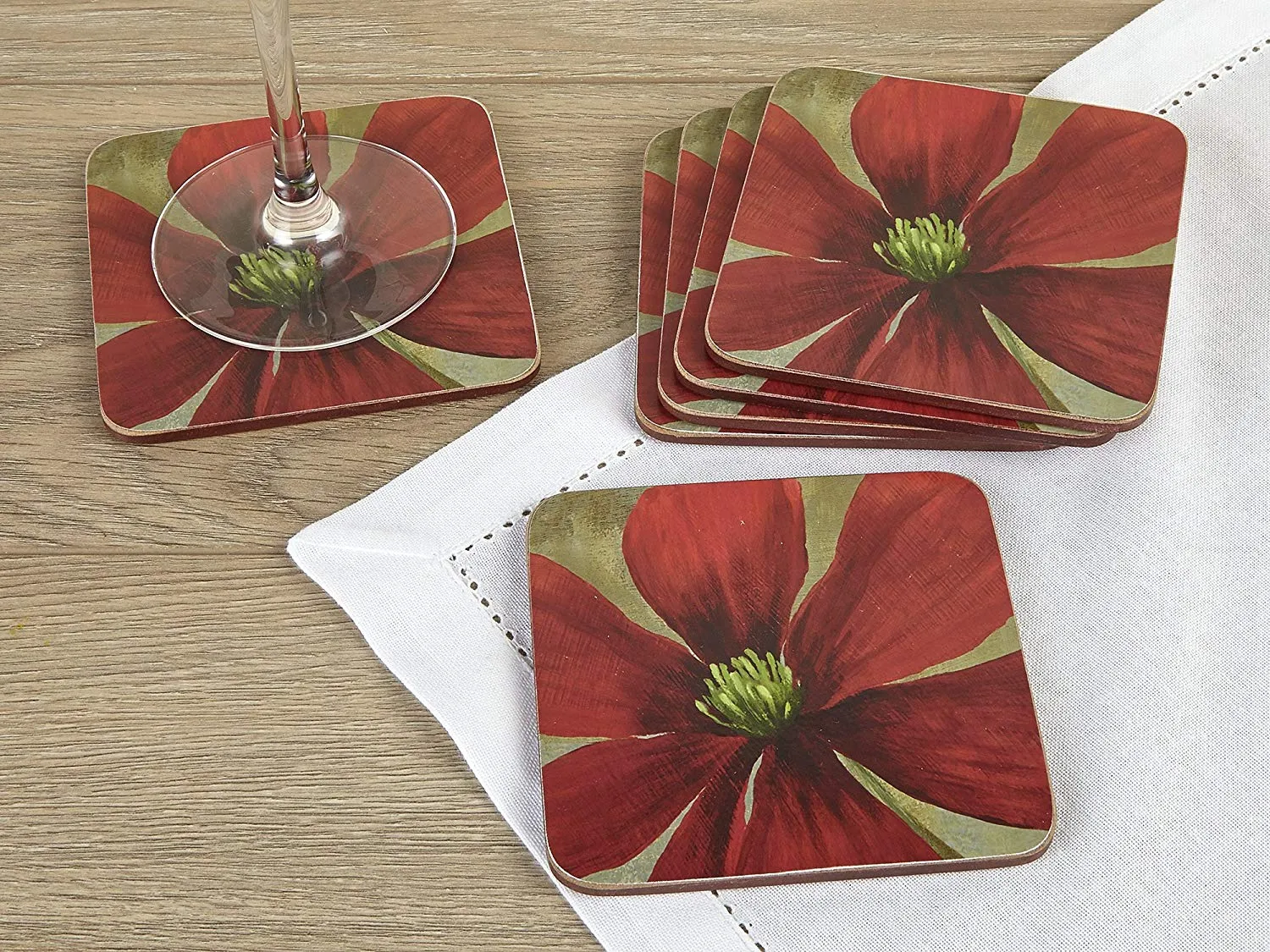 Creative Tops Flower Study Pack Of 6 Coasters