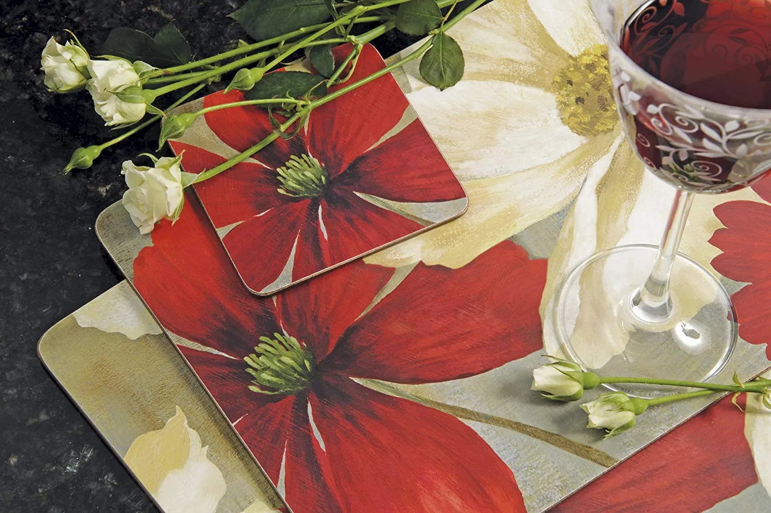 Creative Tops Flower Study Pack Of 6 Coasters