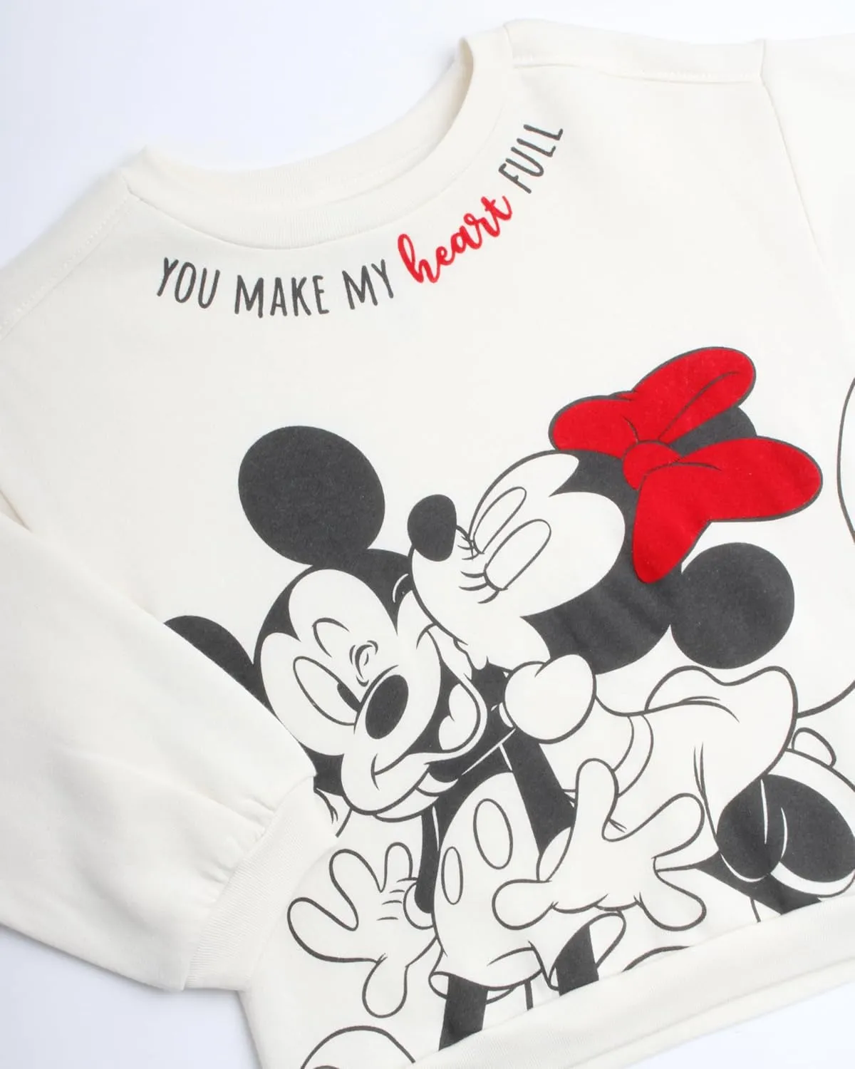 Disney Girls’ Minnie Mouse Fleece Jogger Pants Set – Minnie Mouse Fleece Sweatshirt and Sweatpants (2T-6X)
