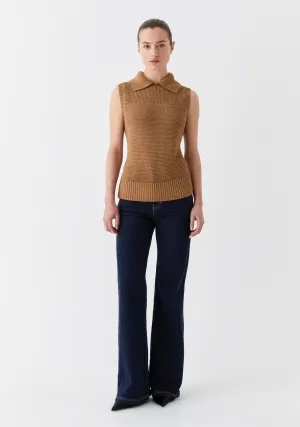 Emme Knit Vest_Coffee