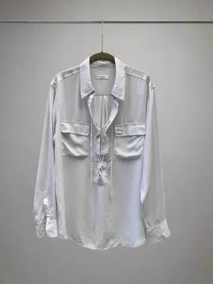 EQUIPMENT Silk Tie Shirt Size L