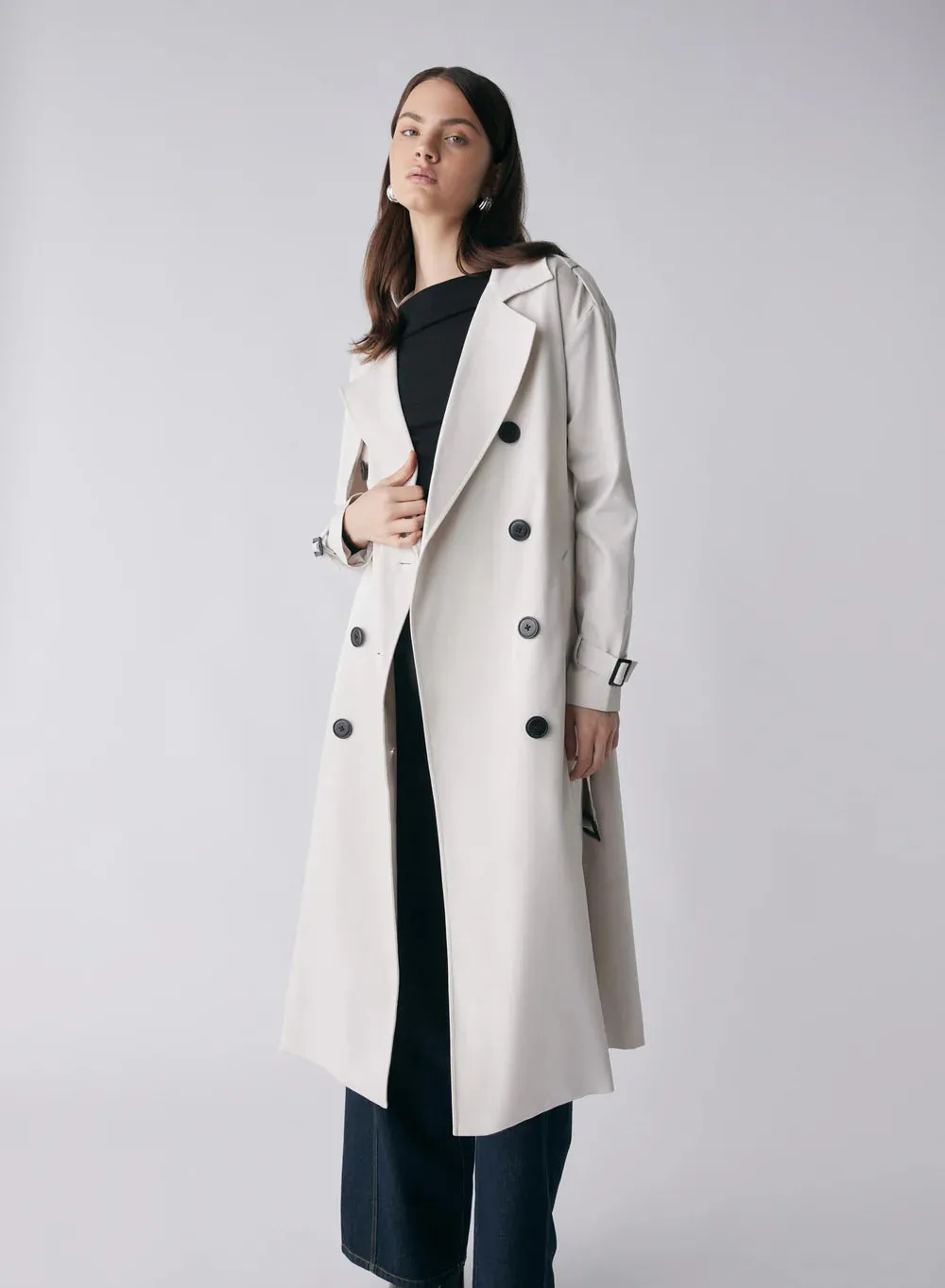 ESMAE - Avenue Trench Coat (Chalk)