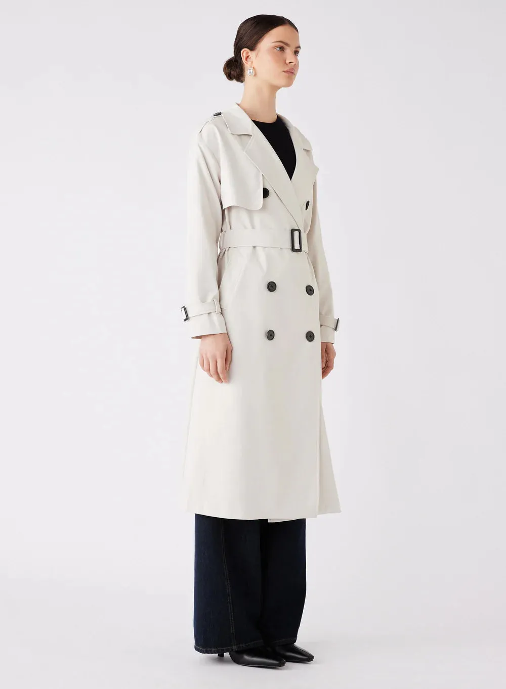 ESMAE - Avenue Trench Coat (Chalk)