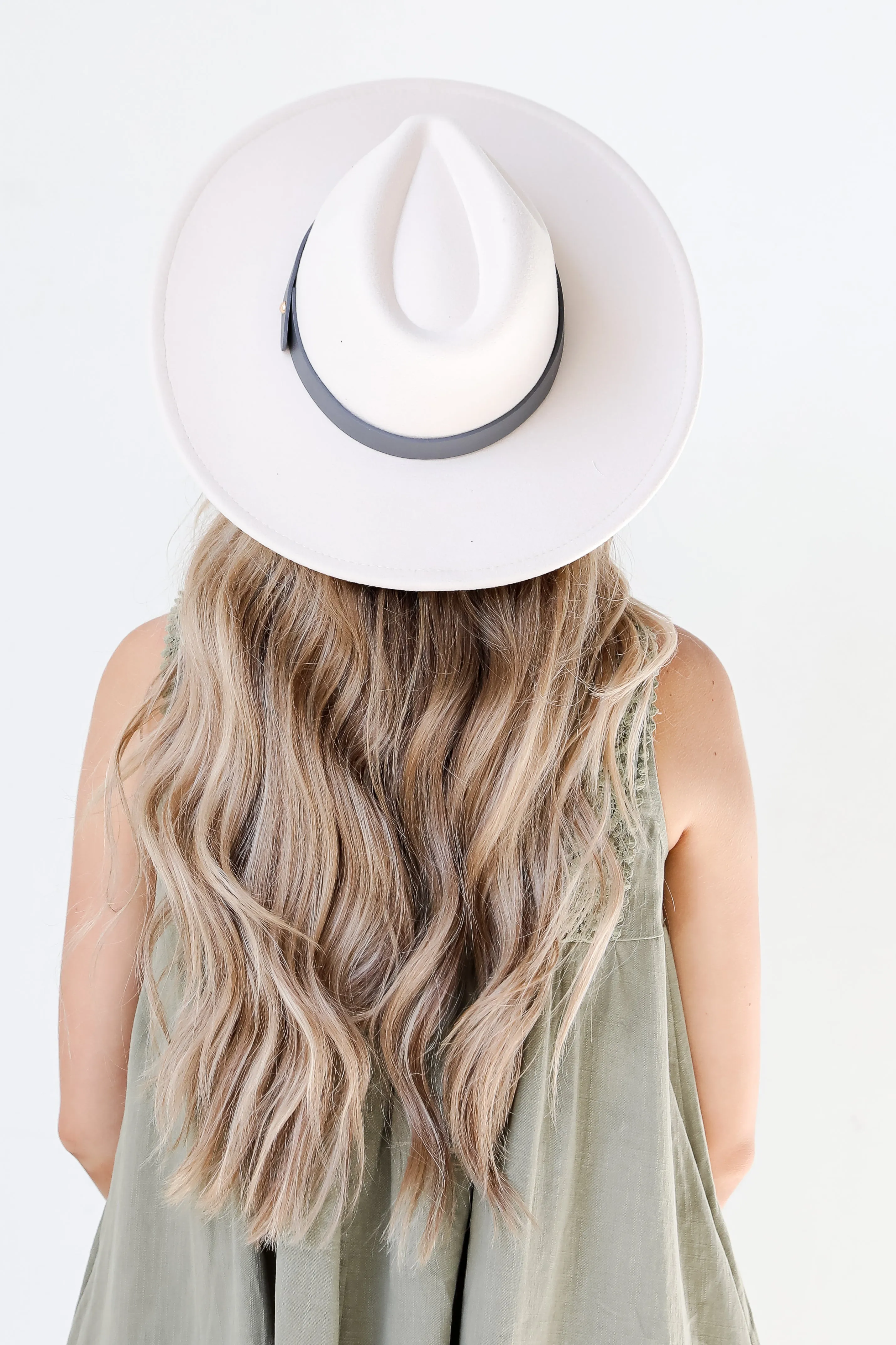 FINAL SALE - Juno Wide Brim Banded Felt Hat