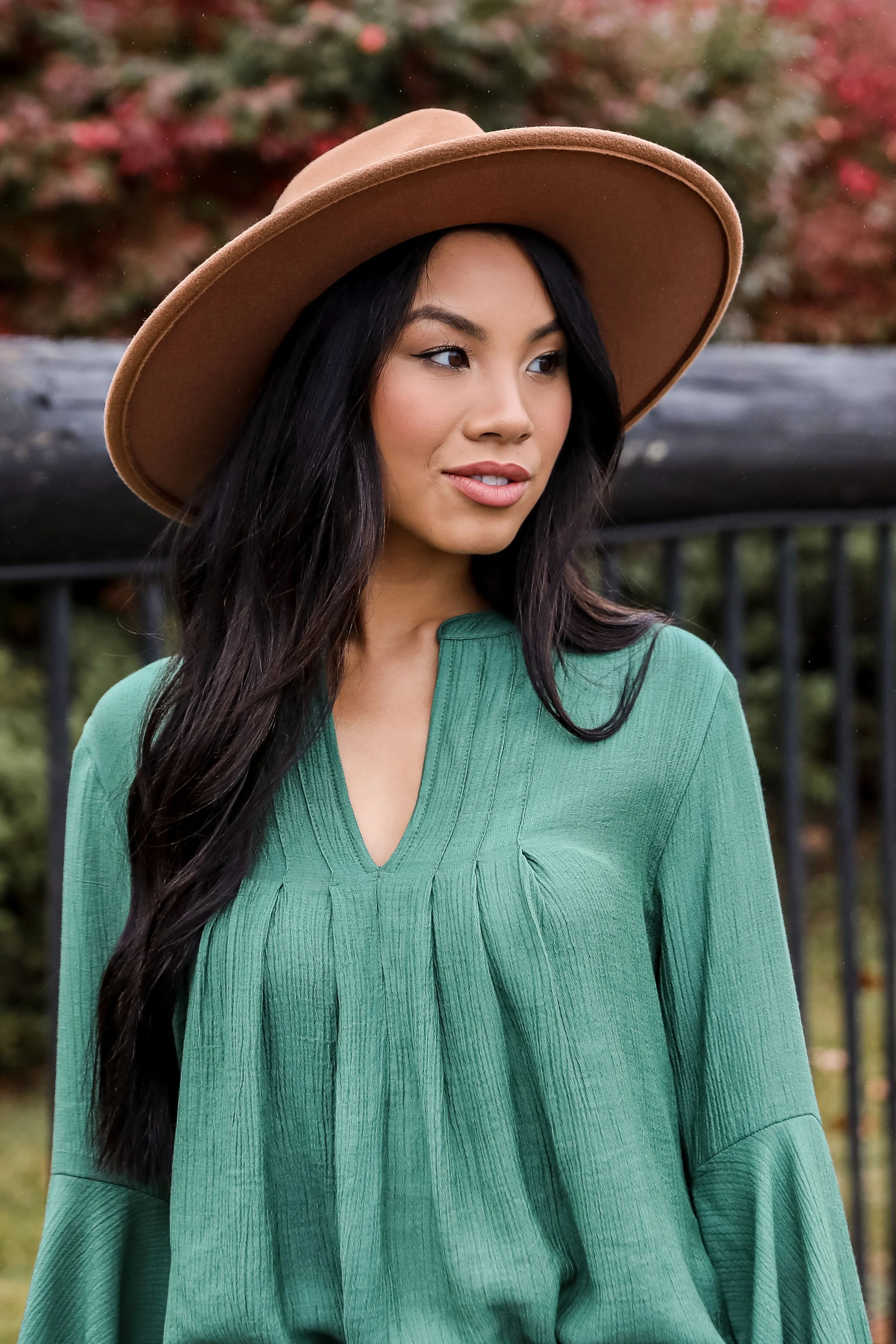 FINAL SALE - Juno Wide Brim Banded Felt Hat