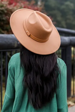 FINAL SALE - Juno Wide Brim Banded Felt Hat