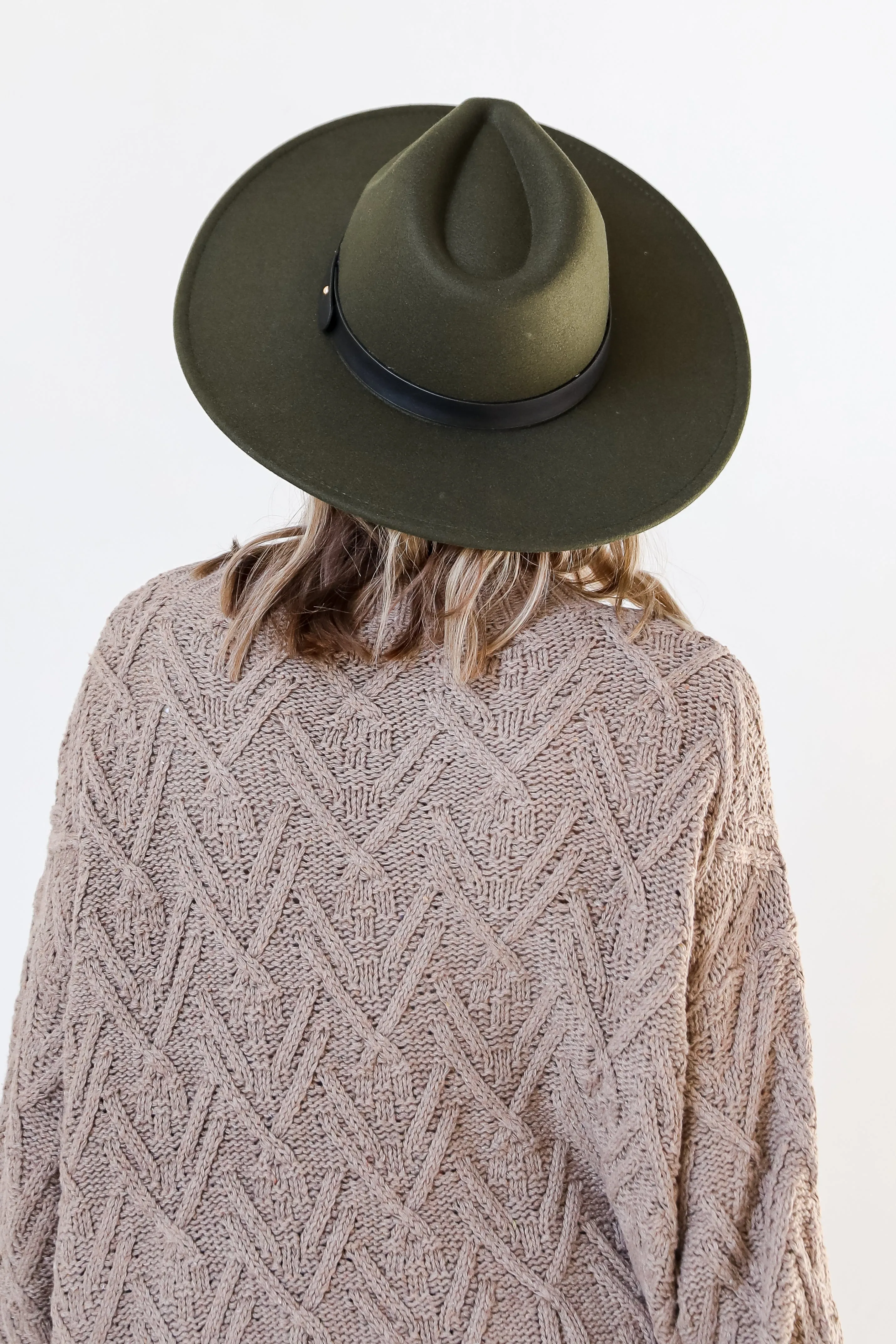 FINAL SALE - Juno Wide Brim Banded Felt Hat