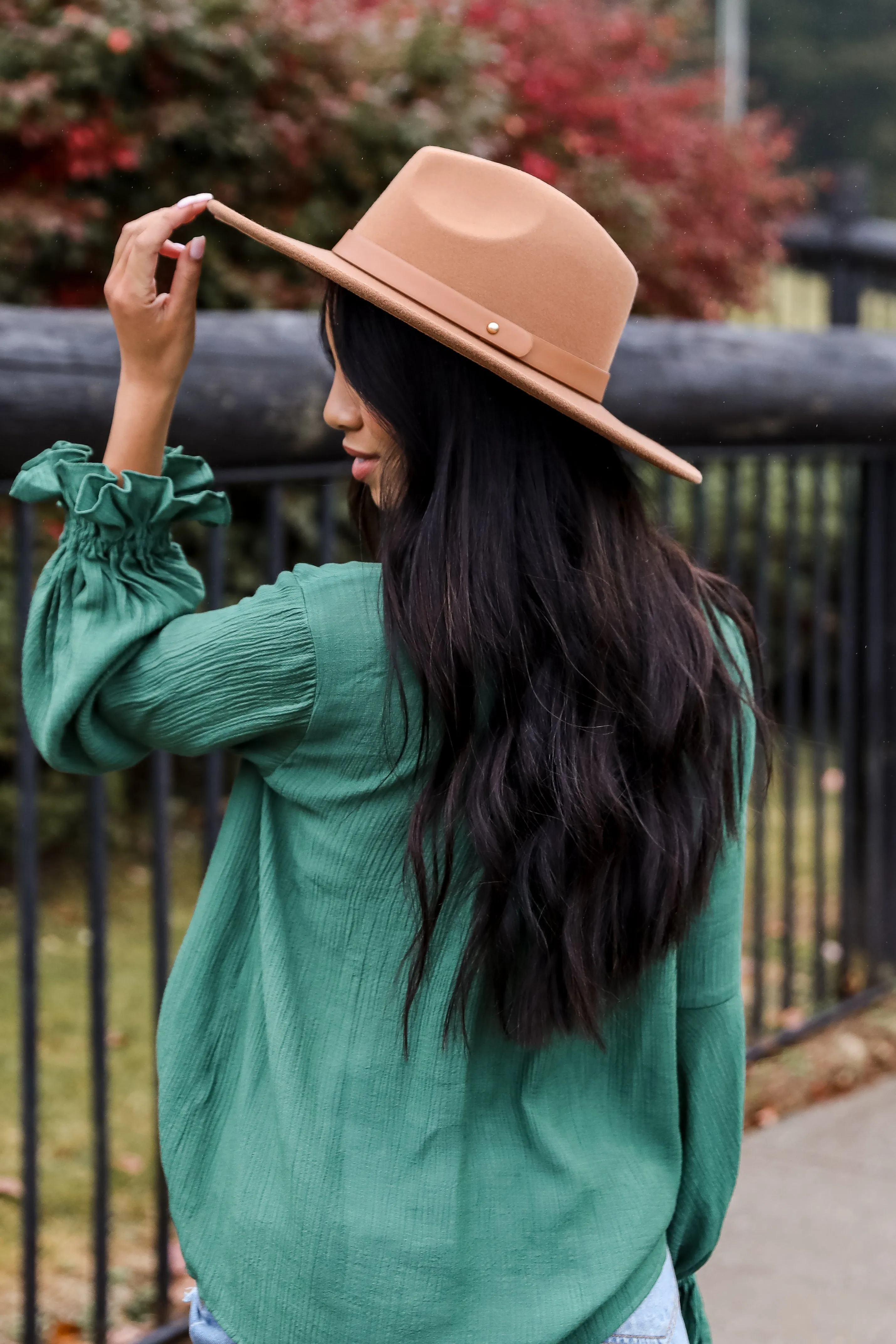 FINAL SALE - Juno Wide Brim Banded Felt Hat