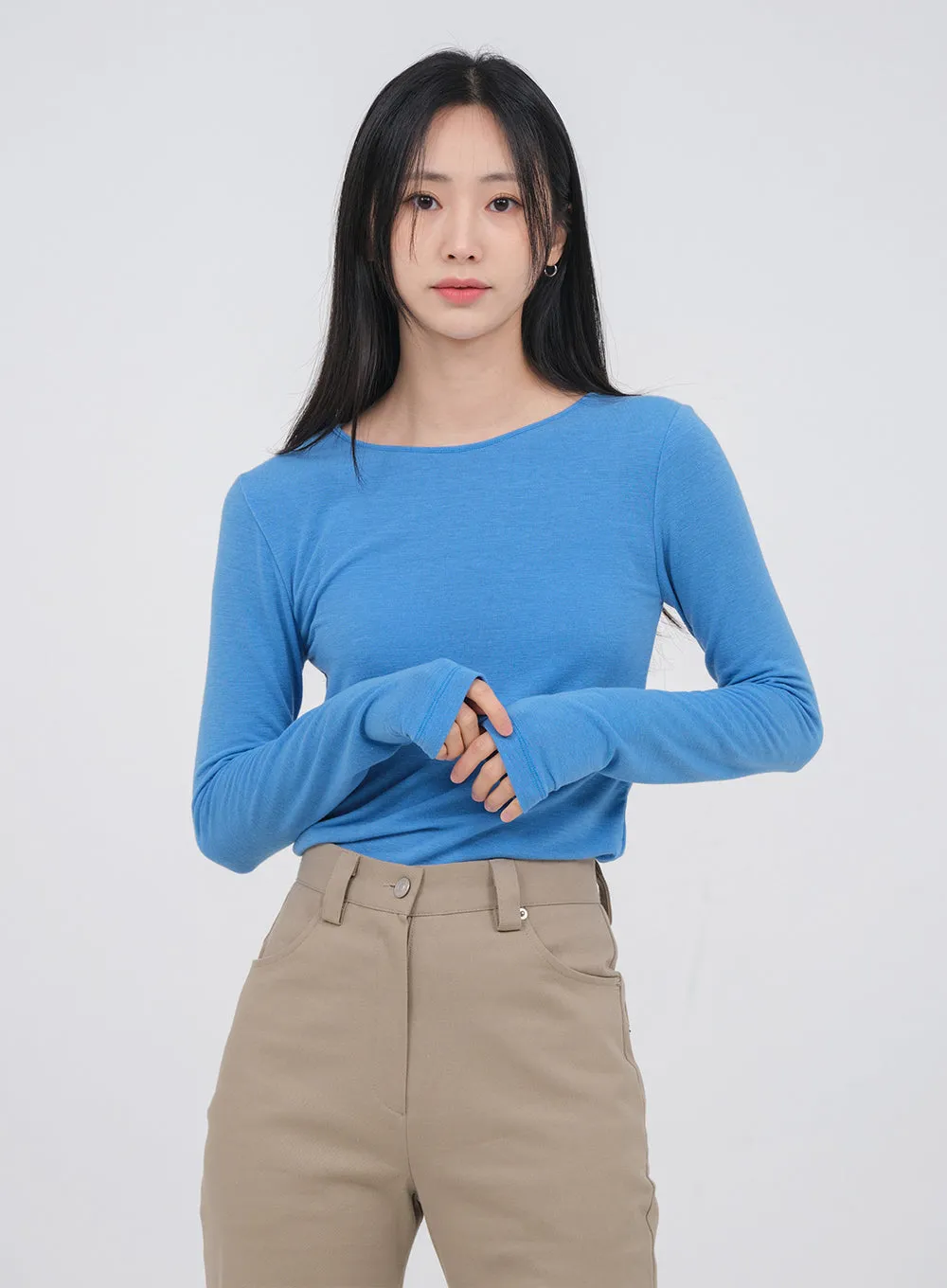 Fleece Lines Bootcut Pants U1502