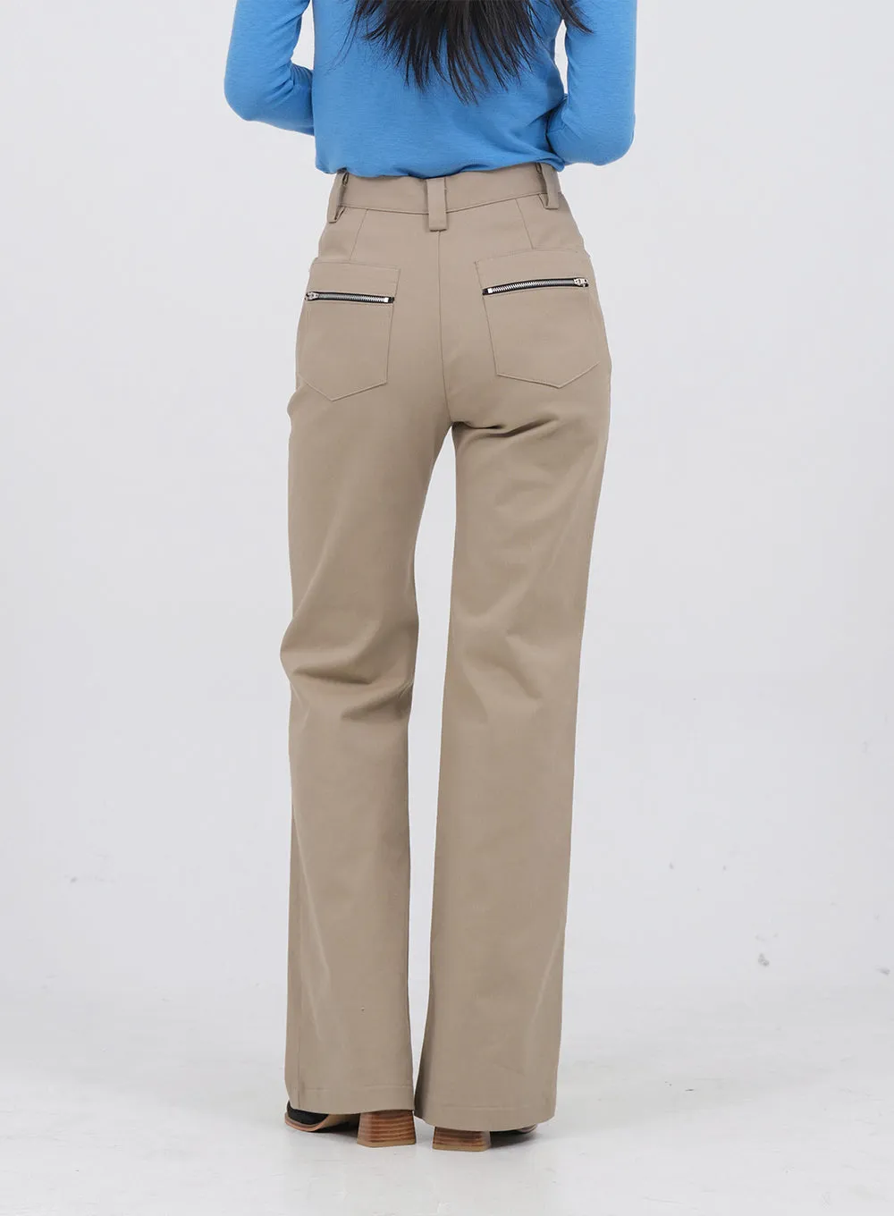 Fleece Lines Bootcut Pants U1502