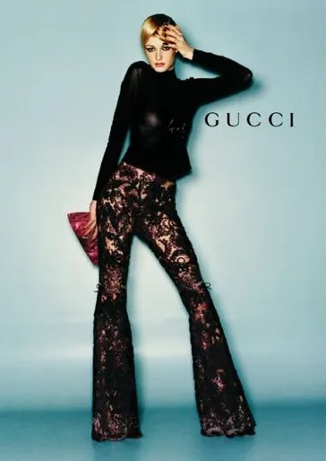 Gucci - Black Long Sleeve Shirt with Flower - IT 40