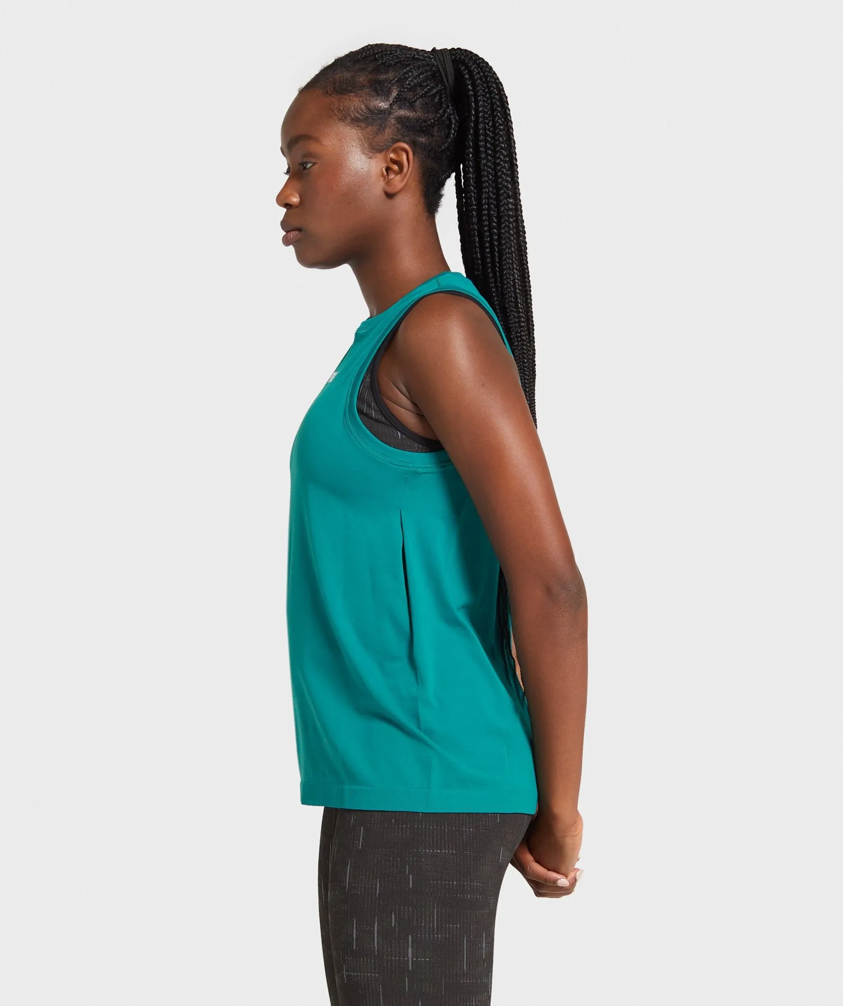 Gymshark Illumination Seamless Tank - Emerald