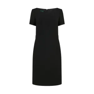 Hallie Tailored Wool Crepe Dress