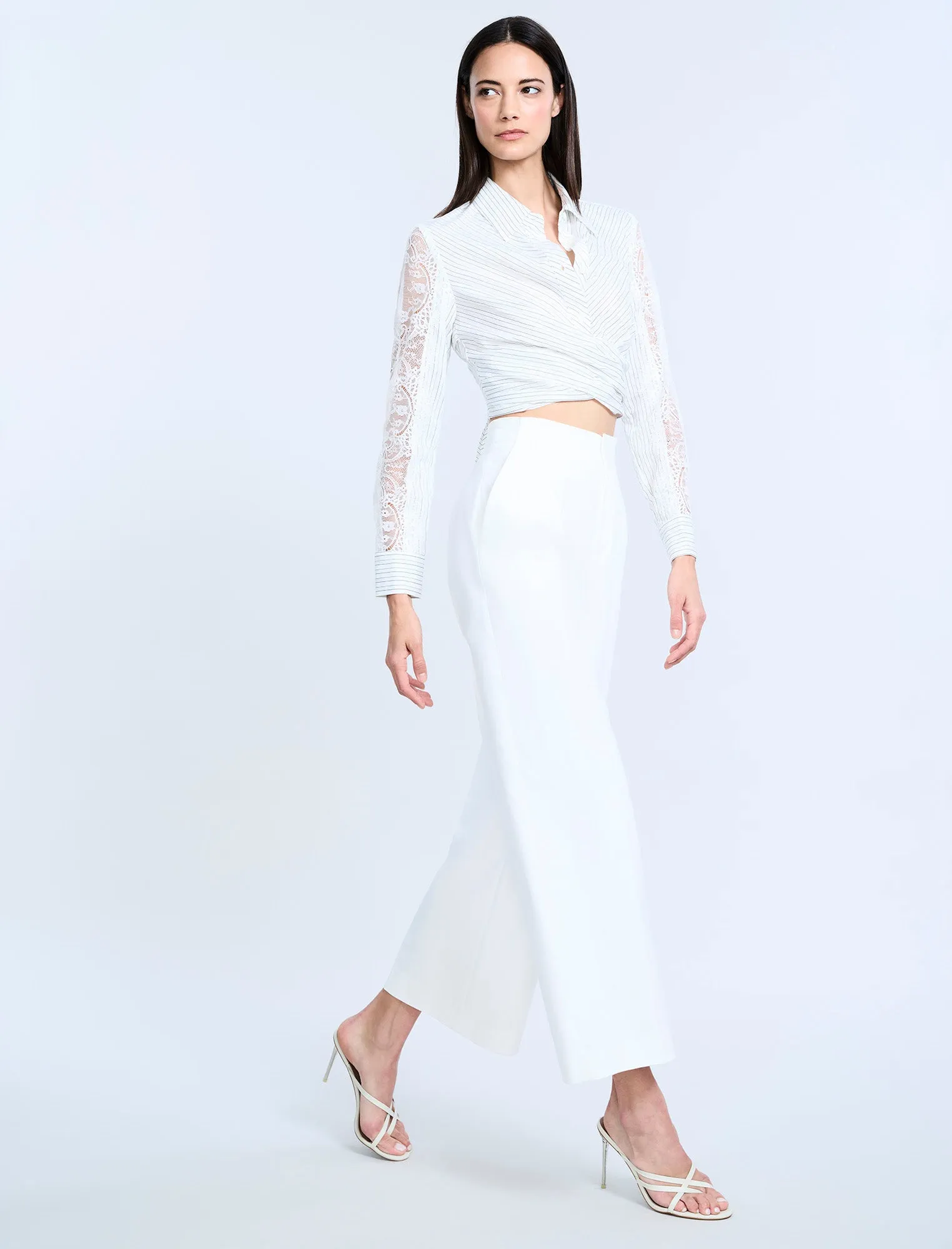 High Waist Cropped Pant