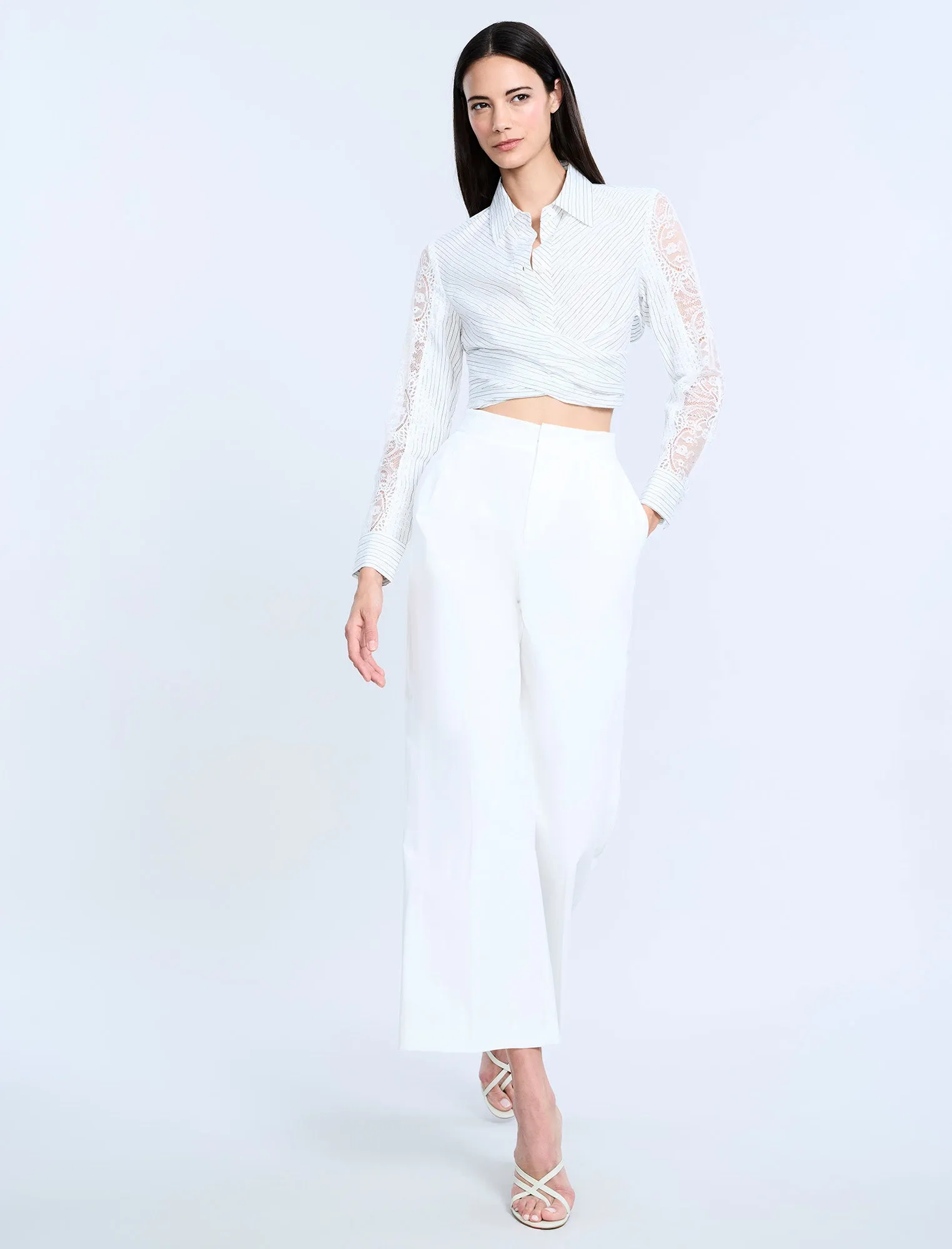 High Waist Cropped Pant