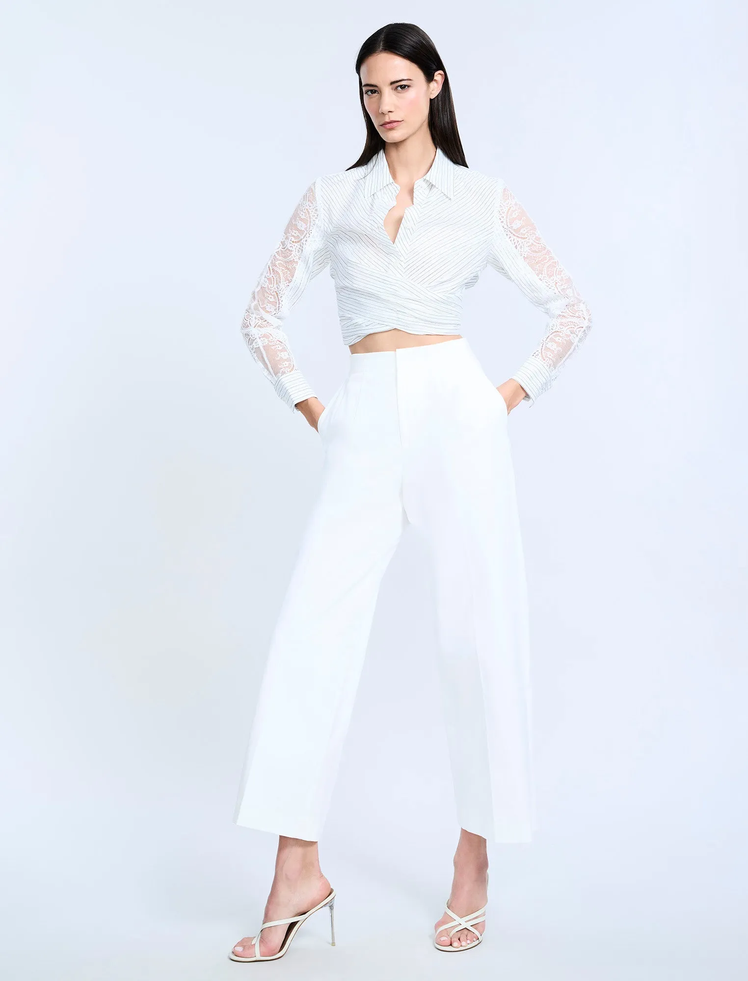 High Waist Cropped Pant