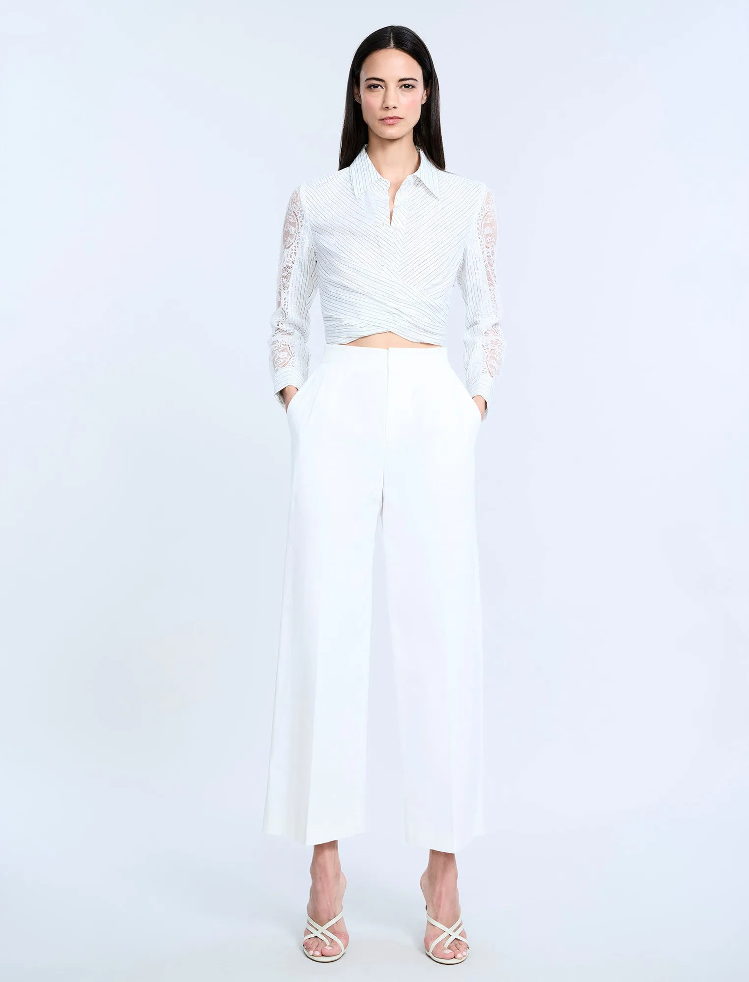High Waist Cropped Pant