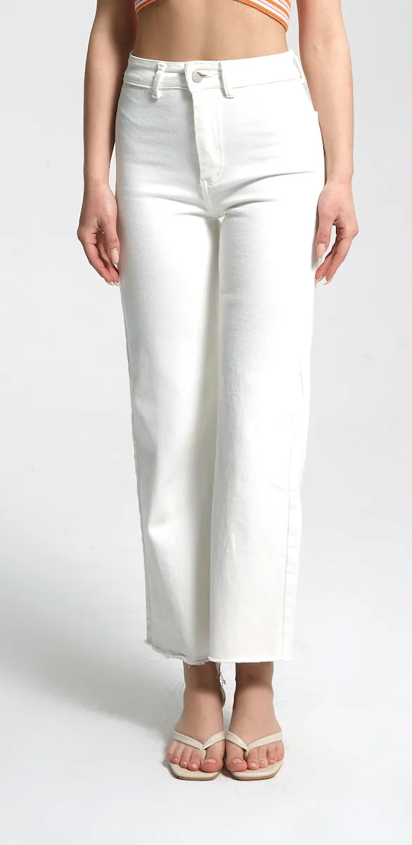 HIGH WAIST STRAIGHT JEANS