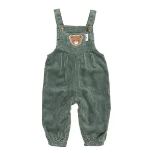 Huxbaby Cord Overalls - Light Spruce